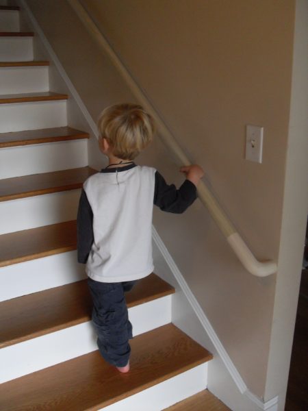 handrail stair even own